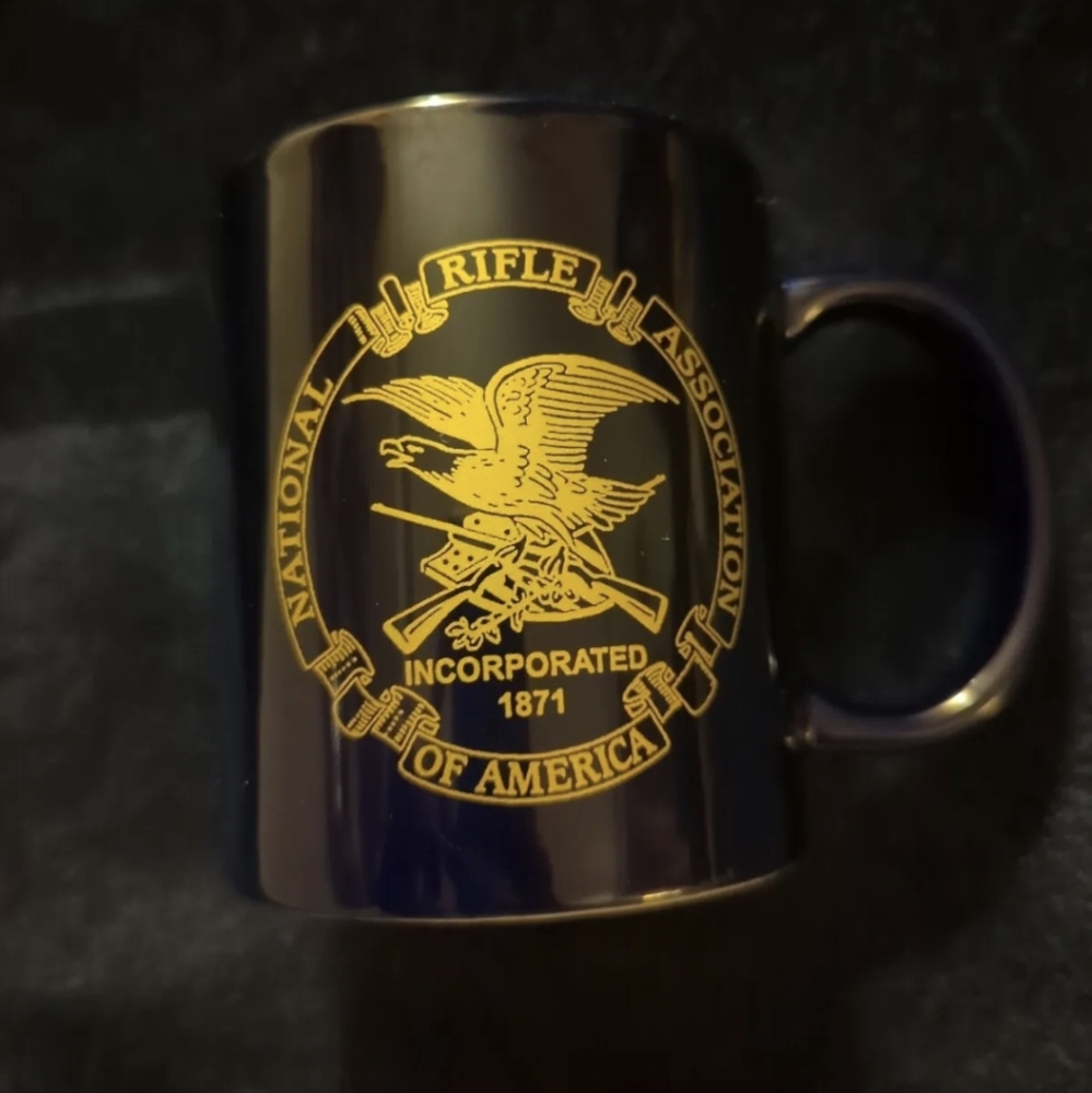 Blue NRA National Rifle Association gift shop Coffee Mug Cup